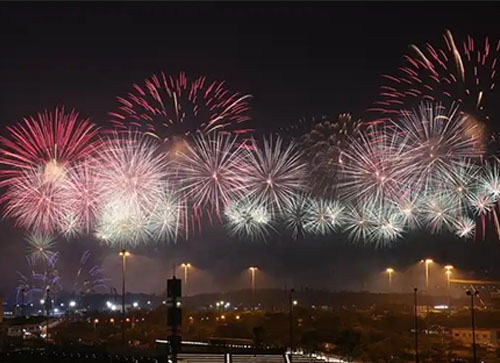 赞皇县焰火晚会